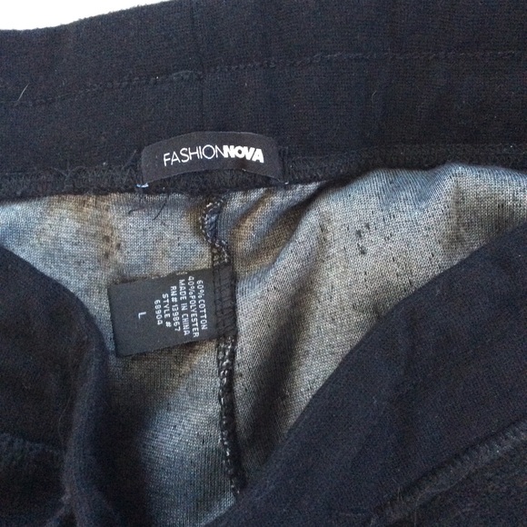 Fashion Nova French Terry Joggers - Picture 6 of 8